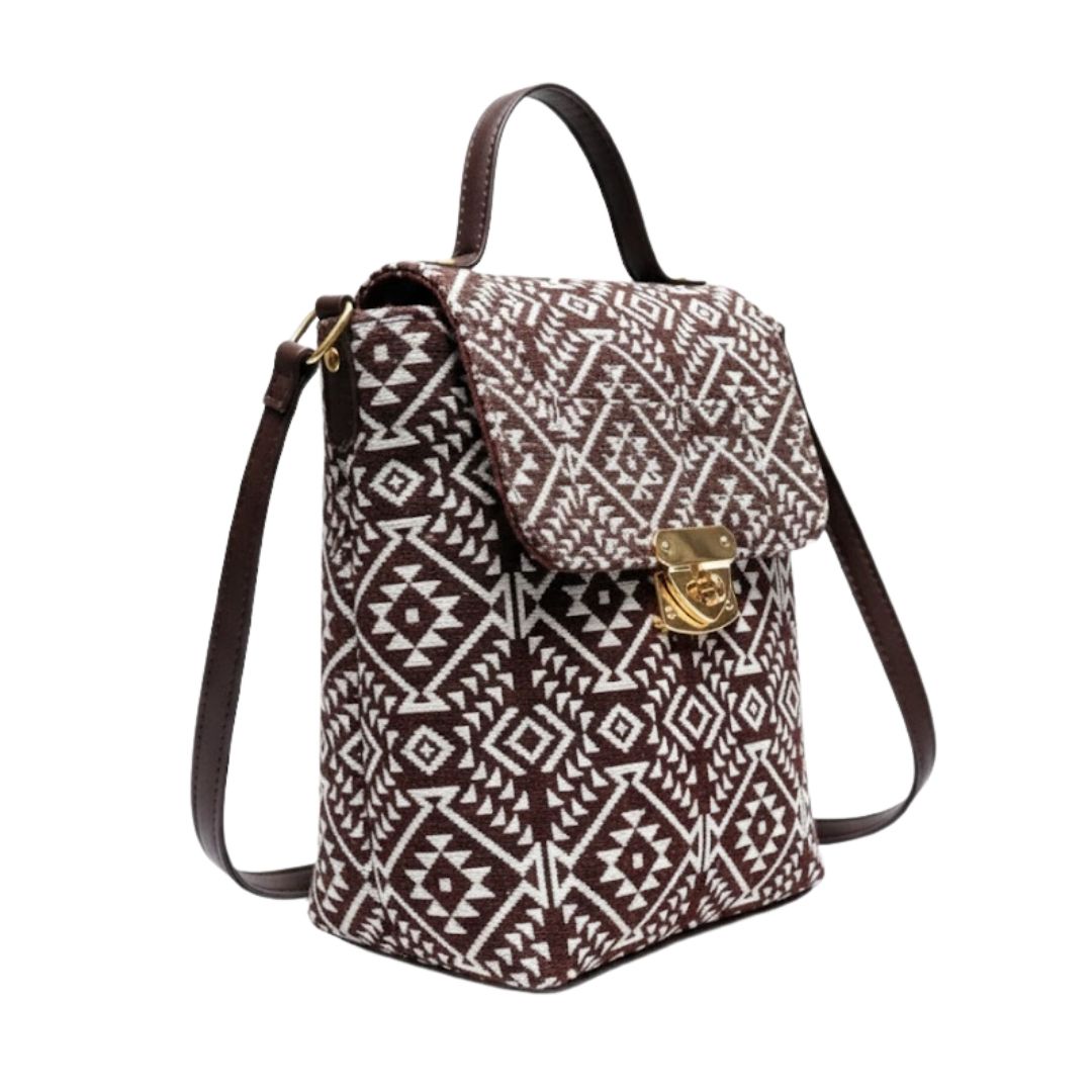 Stylish Double Handle Sling Bag for Everyday Use 158